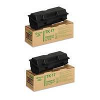 TWINPACK: Kyocera TK-17 (Original) Black Toner Kit