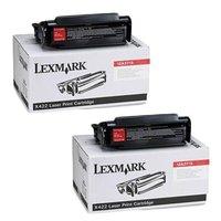 TWIN PACK : Lexmark 12A3715 Original Black Toner Cartridge