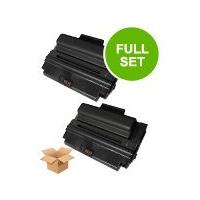 TwinPack: Xerox 106R01412 Black Remanufactured High Capacity Black Toner Cartridge