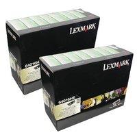 TWINPACK: Lexmark 0064016HE Original Black High Yield Return Program Toner Cartridge