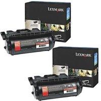 TWINPACK: Lexmark 0064036HE Original Black High Yield Toner Cartridge