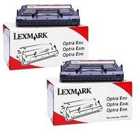 TWINPACK: Lexmark 13T0301 Original Black Standard Capacity Toner Cartridge