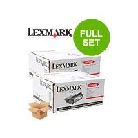 TwinPack: Lexmark 12A5740 Original Black Standard Capacity Toner Cartridge