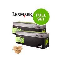 TWINPACK: Lexmark 602 Original Black High Capacity Return Program Toner Cartridge (60F2H00)
