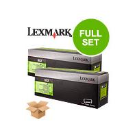 TWINPACK: Lexmark 602 Original Black Standard Capacity Return Program Toner Cartridge (60F2000)