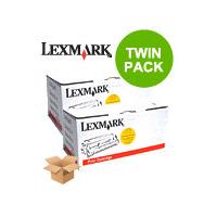 twinpack lexmark 08a0478 original black toner cartridge