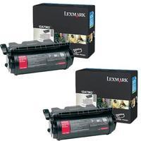 TWIN PACK: Lexmark 12A7362 Original High Capacity Toner Cartridge