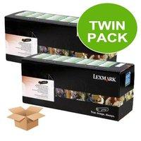 TWINPACK: Lexmark 12A8300 Black Original Standard Capacity Toner Cartridge