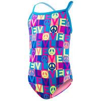 TYR Peace & Love Bather Diamondfit - Blue/Pink