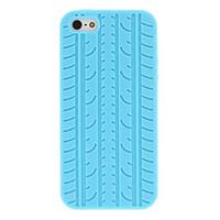 Tyre Tread Pattern Silicone Soft Case for iPhone 5/5S (Assorted Colors)