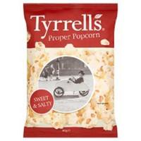 Tyrrells Popcorn Sweet & Salty 80g