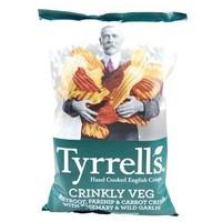 Tyrrells Crinkly Veg - mixed Root crisp 150g