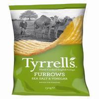 tyrrells furrows salt vinegar crisps 150g