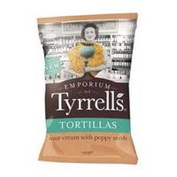 Tyrrells Sour Cream with Poppy Seaes 150g