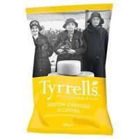 tyrrells cheese chive crisps 40g