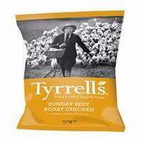 tyrrells roast chicken crisps 150g