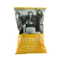 tyrrells cheese chive crisps 40g 1 x 40g