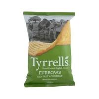 tyrrells furrows salt vinegar crisps 40g 1 x 40g