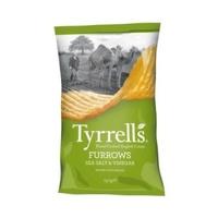 Tyrrells Furrows Salt & Vinegar Crisps 150 g (1 x 150g)