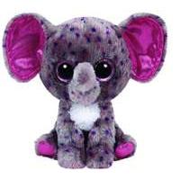 Ty Beanie Boo - Specks Grey Speckled Elephant Plush Toy (15cm) (1607-36156)