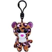 Ty Beanie Boo - Patches Leopard Tan Plush Toy Key-clip (85cm) (1607-35008)