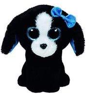 ty beanie boo tracey the dog black plush toy 15cm 1607 37191