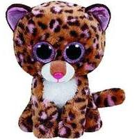 ty beanie boo patches leopard tan plush toy 15cm 1607 37177