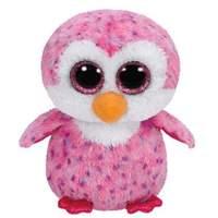 ty beanie boo glider pinguin pink plush toy 23cm 1607 36826