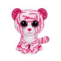 ty beanie boo asia the tiger white amppink plush toy 15cm 1607 36180