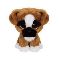 Ty Beanie Boo - Brutus Bulldog Medium Size Brown Plush Toy (23cm) (1607-37053)
