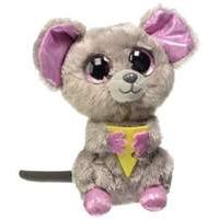 ty beanie boo squeaker grey mouse with cheese plush toy 15cm 1607 3619 ...