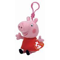Ty Peppa Pig Clip Plush Key Chain