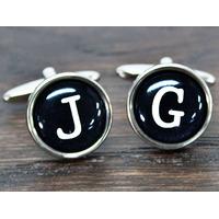 Typewriter Key Style Cufflinks