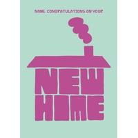 type house | personalised new home card