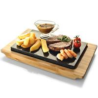 Typhoon Hot Stone & Bamboo Serving Set