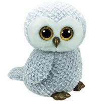 ty 36840 owlette glitter eye pink owl white 42 cm superb all round han ...