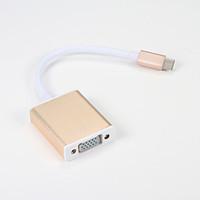 Type-C to VGA Adapter Cable HDTV Adapter Projector Cable USB 3.1 for Macbook