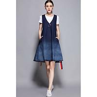 tyzee womens daily cute spring summer t shirt dress suitssolid round n ...