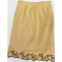 Tyler Beige Floral Pattern Skirt Size 12