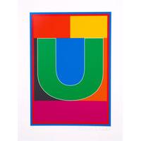 U - The Dazzle Alphabet By Peter Blake