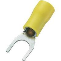 U terminal 4 mm² 6 mm² Hole Ø=6.5 mm Partially insulated Yellow Conrad Components 93014c227 50 pc(s)