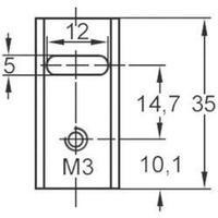 U-shaped heat sink 17 C/W (L x W x H) 35 x 17 x 13 mm TO 220 01 Brand ASSMANN WSW V5616Y-T