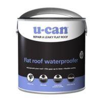 U-Can Black Flat Roof Waterproofer 2.5L