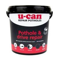 U-Can Ready to Use Pothole & Drive Repair Mortar 10kg Tub