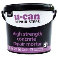 u can high strength concrete repair mortar 5kg tub