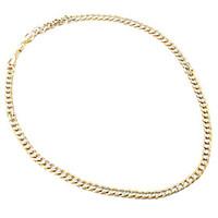 U7 Men\'s New Trendy 22\'\' Platinum 18K Real Gold Plated Fancy Two Tone Gold Plated Chunky Chain Necklace