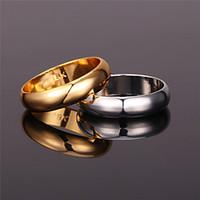 u7 unisex lovers rings 18k stamp real goldplatinum plated 5mm party je ...