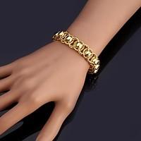 u7 new bracelet bangle 18k real chunky gold platinum plated bangle 12m ...