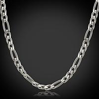 U7 Never Fade Men\'s 316L Titanium Steel Chunky Figaro Chain Necklace for Men 5MM 18Inches (46CM) Jewelry Christmas Gifts
