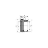 ubc bearing nkx 50 z bore deep groove needle roller bearing 